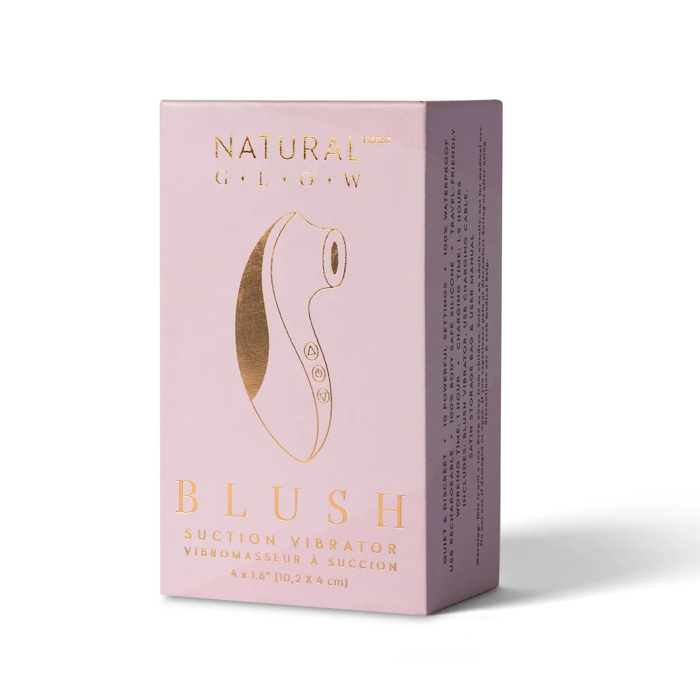 Luxe en waterdichte Natural Glow Babes Satisfyer Vibrator Roze Blush